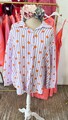 Hemd Bluse Musselin  Blumen   bis Größe 42