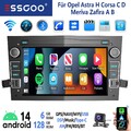 8 Kern Android Autoradio Für Opel Astra H Corsa C Zafira B 128G Carplay Navi Kam