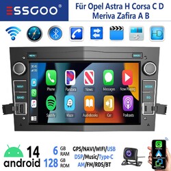 8 Kern Android Autoradio Für Opel Astra H Corsa C Zafira B 128G Carplay Navi Kam