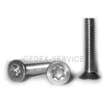 10 Stk Senkschrauben Torx Schrauben  DIN 965 M5x25 A2 Edelstahl  ISO 14581 M5