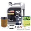 MANN ÖLFILTER + 5l 5W-30 FÜR B C-MAX FIESTA ECOSPORT FOCUS FUSION TRANSIT TDCi
