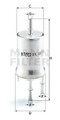 MANN-FILTER Kraftstofffilter für SEAT CORDOBA IBIZA IV SKODA FABIA I AUDI A2