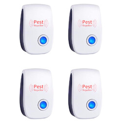 4/6X Electronic Ultrasonic Pest Reject Mosquito Cockroach Mouse Killer Repeller