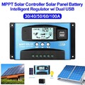 Solarladeregler MPPT PWM 30A-100A  12V-24V LCD Solar Panel Controller Regulator
