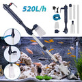 Aquarium Reinigungsset Mulmsauger Schlammsauger Siphon für Wasserwechsel 520L/H