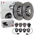 NK BREMSSCHEIBEN 314mm + BELÄGE VORNE passend für AUDI 100 C4 4A2 4A5 A6 C4 4A2