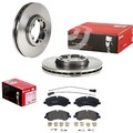 brembo BREMSSCHEIBEN 288mm+ BELÄGE VORNE passend für FORD TOURNEO TRANSIT CUSTOM