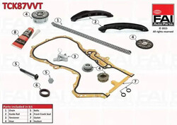 Steuerkettenset oben Simplex TCK87VVT FAI AutoParts für VW AUDI SKODA SEAT