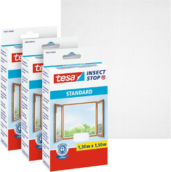 Tesa Insect Stop Standard Fliegengitter Für Fenster Im 3Er Pack - Insektenschutz