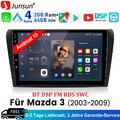 Android 14 Autoradio Navi CarPlay Für Mazda 3 bj. 2003-2009 WIFI BT RDS FM 2+64G