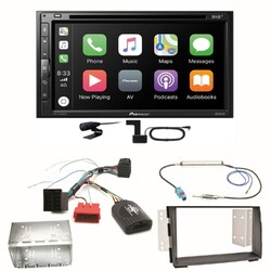 Pioneer AVH-Z5200DAB Android Auto Carplay Bluetooth Einbauset für Kia Venga