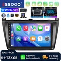 DAB Autoradio Für Mazda 6 GG GH 2007-2012 Android14 AHD GPS NAVI BT FM Carplay