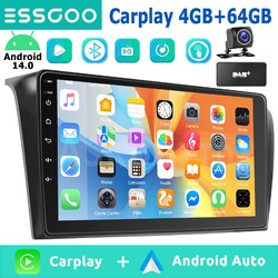 DAB+ 64G Android 14 Autoradio Für Mazda 3 2003-09 Carplay GPS Navi WIFI RDS +Kam