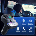 Bluetooth FM Transmitter Auto KFZ Radio Adapter USB Ladegerät für Handy Tablet