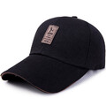 Basecap Baseball Cap Mütze Verstellbare Kappe Schwarz Herren Damen Kappe  ↕