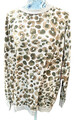 SALE Mode Fashion  Italy Animal Leo Leopard Print 48 50 52 XXL Pullover Sweater 