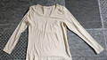 Damen T.Shirt  Langarmshirt Top Gr. 40/42 beige