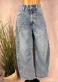 Damen Jeans High Waist wide Leg Baggy fit Melly Co 7323 XS S M L XL