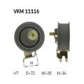 1x Spannrolle, Zahnriemen SKF VKM 11116 passend für AUDI SEAT SKODA VW