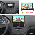 Für Mercedes Benz C Klasse W204 S204 Autoradio Android 13 GPS NAVI WIFI RDS 32GB