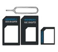 NEU MULTI UNIVERSAL NANO TABLET HANDY SMARTPHONE ADAPTER SIM KARTENADAPTER Z11