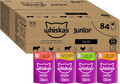 Whiskas Junior Katzenfutter in Sauce – Nassfutter für Katzen 2–12 Monate