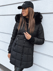 Damen Jacke Lang Steppjacke Wintermantel Winterjacke Mit Kapuze DSTREET S-XL