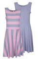 TAMARIS Doppelpack SET Kleid Jerseykleid Sommerkleid grau rosa NEU Größe 36 38