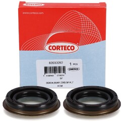 2x CORTECO Wellendichtring Simmering Differential für OPEL PEUGEOT CITROEN VW