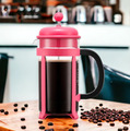 Bodum Java French Press Cafetière Kaffeemaschine 1,0 l (34 Flüssigunzen) - Bubblegum pink