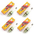 4x NGK Zündkerze 1041 ZFR6A-11 Original passend für Honda Mazda Opel