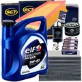 FILTERSET INSPEKTIONSPAKET+ELF 5W40 ÖL passend für RENAULT FLUENCE MEGANE 3 1.6