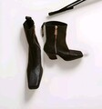 Stiefel Stiefeletten Mit Absatz Zara Echtleder 36