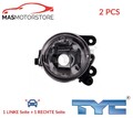 NEBELSCHEINWERFER PAAR SET TYC 19-0706-01-2 2PCS P FÜR VW GOLF V