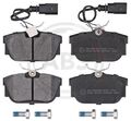A.B.S. 37110 Bremsbelagsatz, Scheibenbremse hinten für AUDI FORD SEAT VW