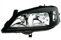 Klarglas Front Haupt Scheinwerfer Schwarz Links H7/HB3 für Opel Astra G 98-05 CC