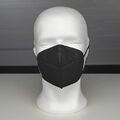 blnk FFP2 Atemschutzmasken / Faltbare Halbmaske mit Nasensteg - weiß / schwarz