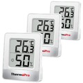 Mini Thermo-Hygrometer Raumthermometer Luftfeuchte Messgerät mit Smiley-Indik...