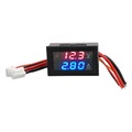 100A Digital Voltmeter Amperemeter 48 X 29 X 21 Mm 50A Blau Dual LED Digital