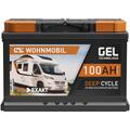 GEL Batterie 12V 100Ah Solarbatterie Wohnmobil Batterie Wohnwagen Blei Gel Akku
