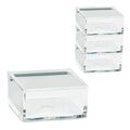4er Set Utensilienbox mit Deckel Safira Aufbewahrungsbox Stapelbar Kunsstoffbox
