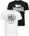 Lonsdale regulär fit T-Shirt Dildawn im Doppelpack