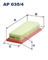 Filtron AP 035/4 Luftfilter Für Mercedes-Benz