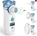 Inhalationsgerät Tragbar Vernebler Set Leises Inhalator Verneblergerät mit M