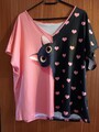 Damen T-Shirt, Gr. XXL (46/48)süsses Motiv