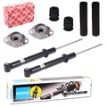 2x BILSTEIN B4 STOSSDÄMPFER + FEBI DOMLAGER HINTEN passend für PEUGEOT 307 Limo