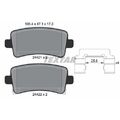 Bremsbelagsatz, Scheibenbremse TEXTAR 2442102 Q+ für OPEL SAAB VAUXHALL BUICK