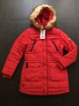 Neu Alpenblitz Parka Steppjacke Winter Mantel Damen Gr. 40 Jacke rot Kapuze Fell