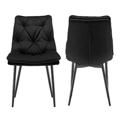 2/4/6er Set Esszimmerstühle Samt Küchenstühle Stühle Esszimmer Schwarz
