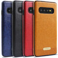 MiKKi Leder Synthetisch Business Handy Schutzhülle Case für Samsung Galaxy Serie